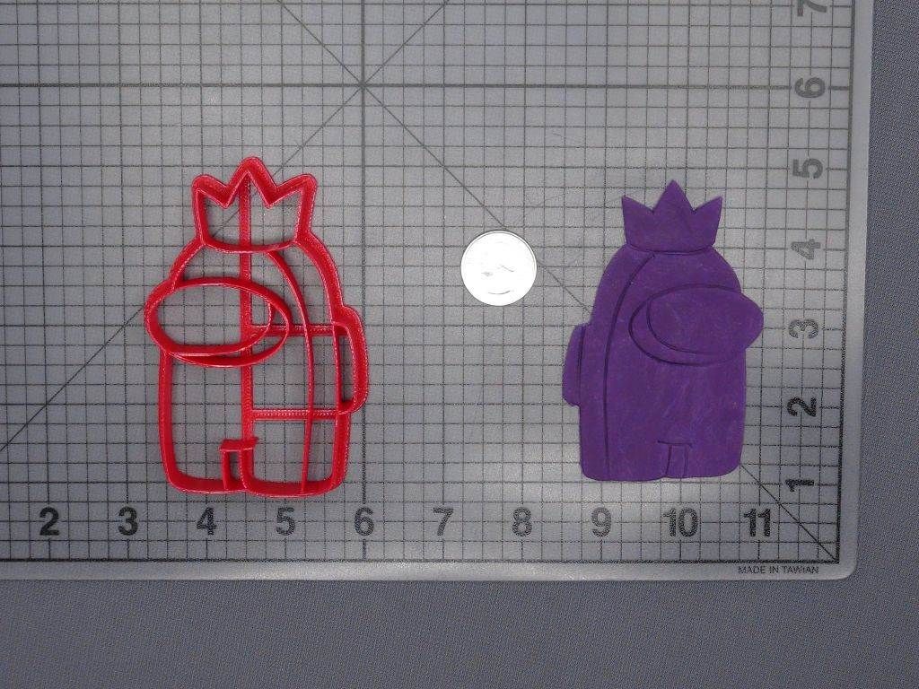 Among Us - Crewmate King 266-F747 Cookie Cutter