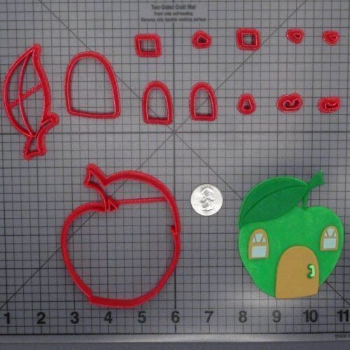 Apple House 266-F406 Cookie Cutter Set