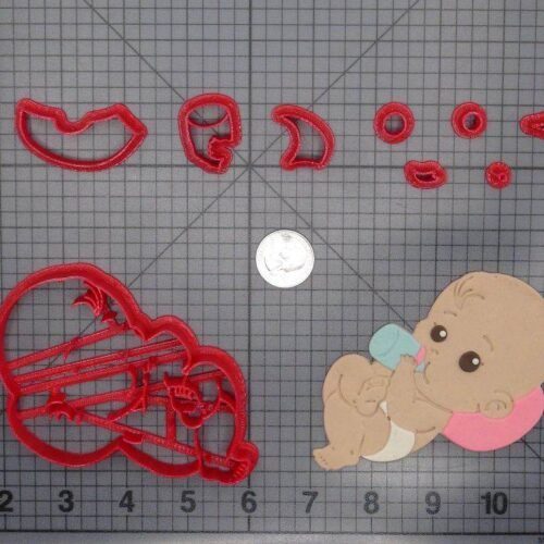 Baby with Bottle 266-F474 Cookie Cutter Set