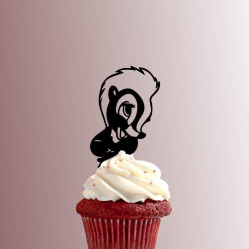 Bambi - Flower the Skunk Head 228-371 Cupcake Topper