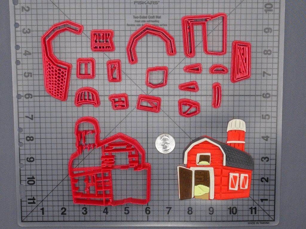 Barn 266-F146 Cookie Cutter Set