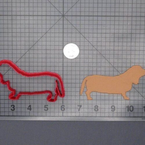 Basset Hound Dog Body 266-F703 Cookie Cutter Silhouette