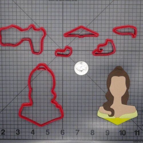 Beauty and the Beast - Belle Head 266-F643 Cookie Cutter Set