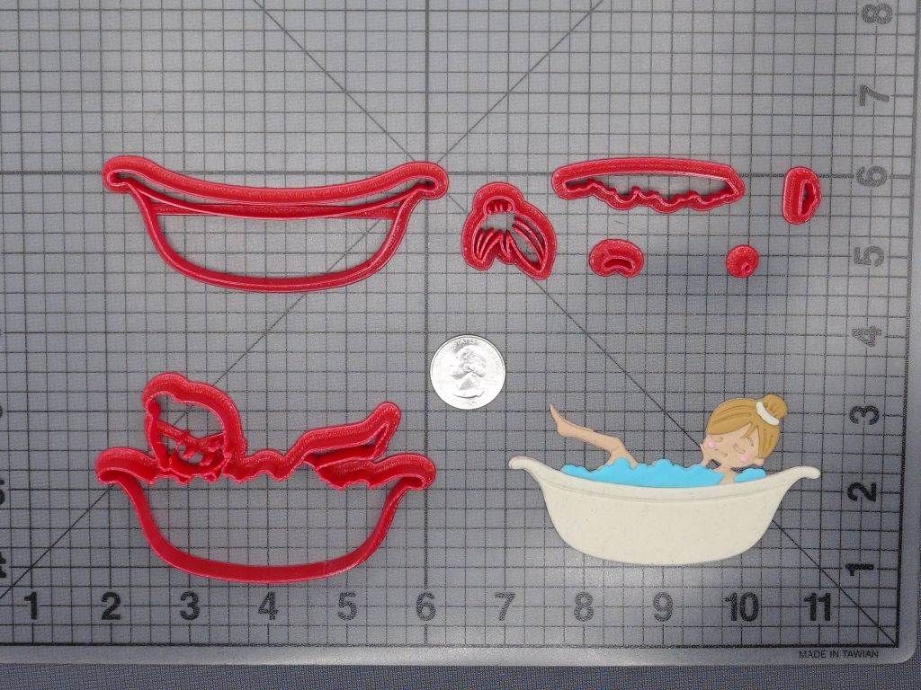 Bubble Bath Woman 266-F043 Cookie Cutter Set