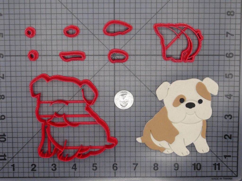 Bulldog Puppy Body 266-F524 Cookie Cutter Set