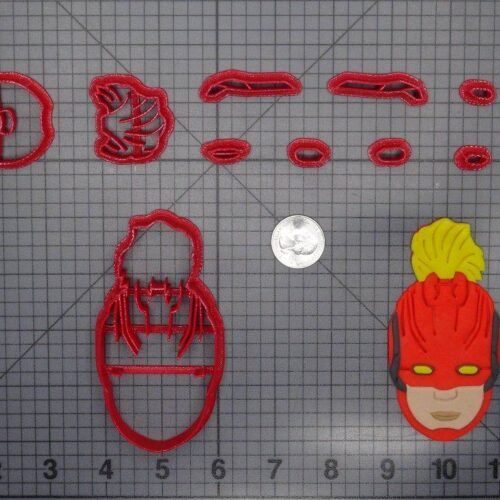 Captain Marvel Head 266-F661 Cookie Cutter Set