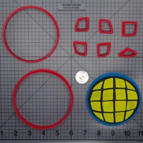 Captain Planet Logo 266-F576 Cookie Cutter Set