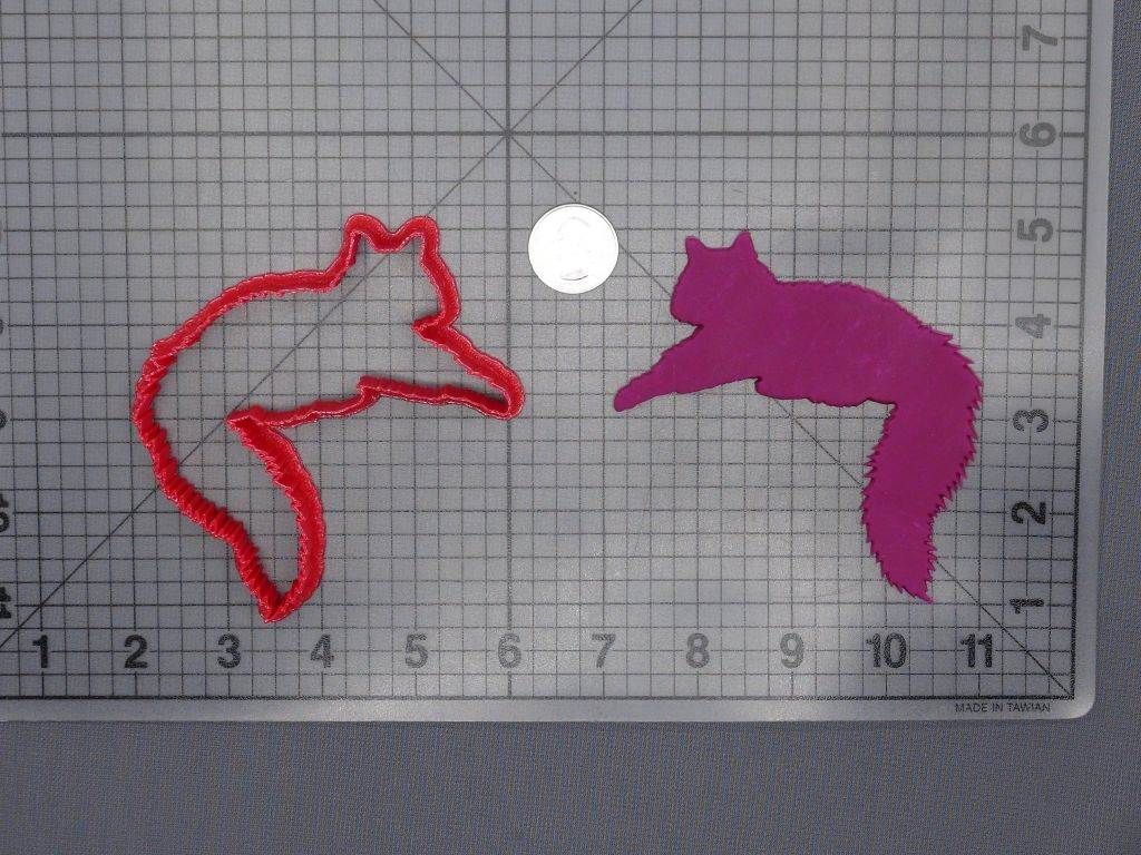 Cat Body 266-F315 Cookie Cutter Silhouette