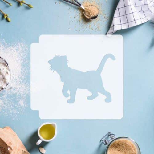 Cat Body 783-D806 Stencil Silhouette