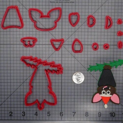 Christmas - Bat in Santa Hat 266-F755 Cookie Cutter Set