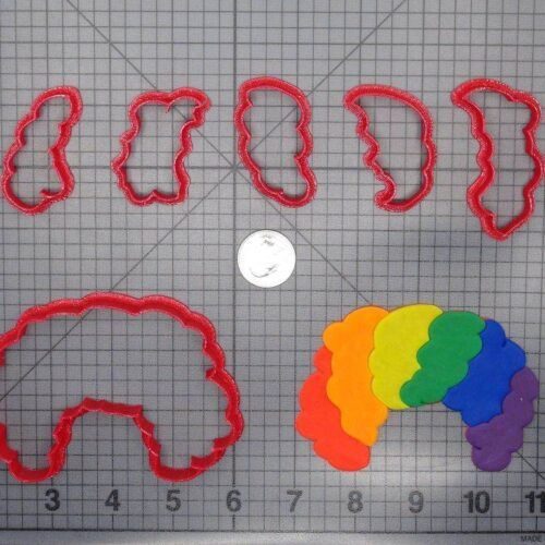 Clown Wig 266-E489 Cookie Cutter Set