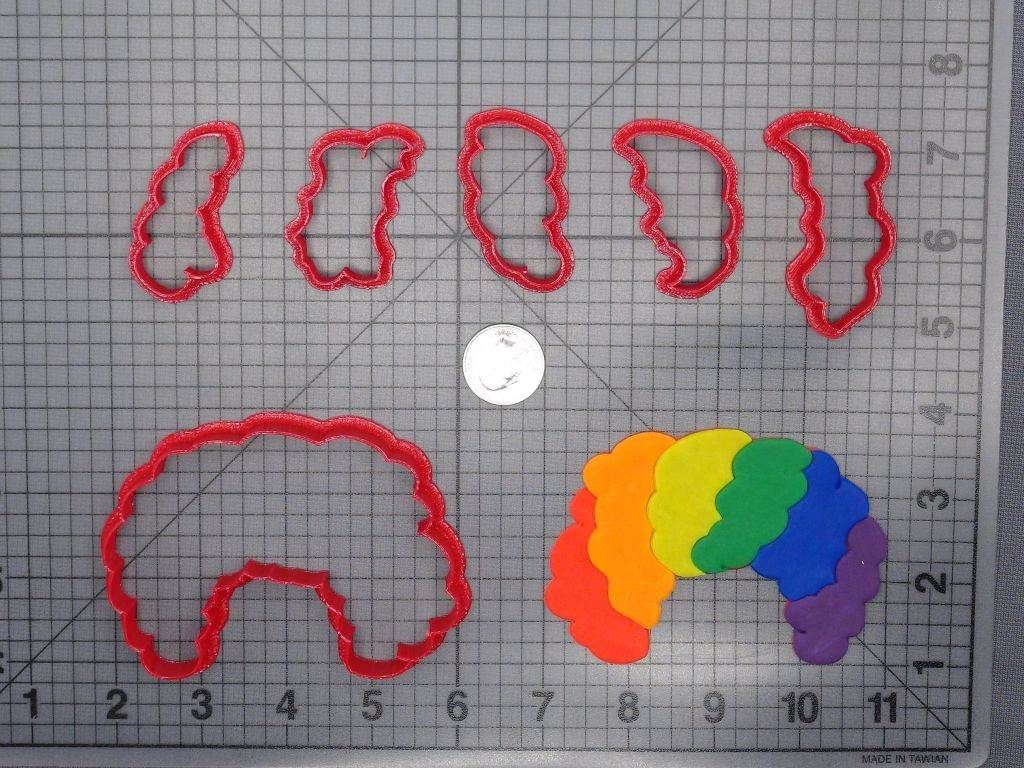 Clown Wig 266-E489 Cookie Cutter Set