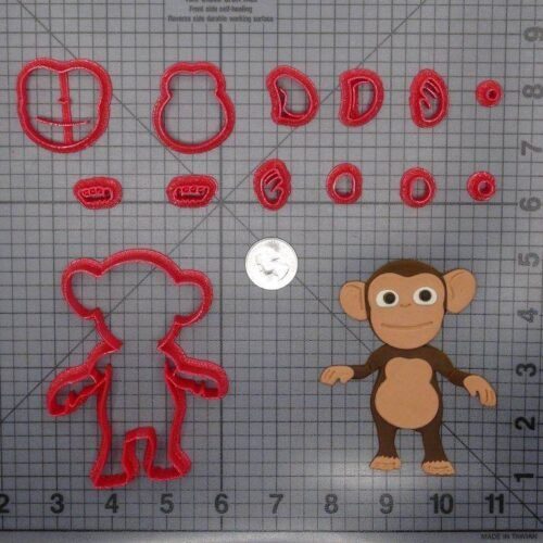 CoComelon - Mochi Monkey Body 266-F806 Cookie Cutter Set