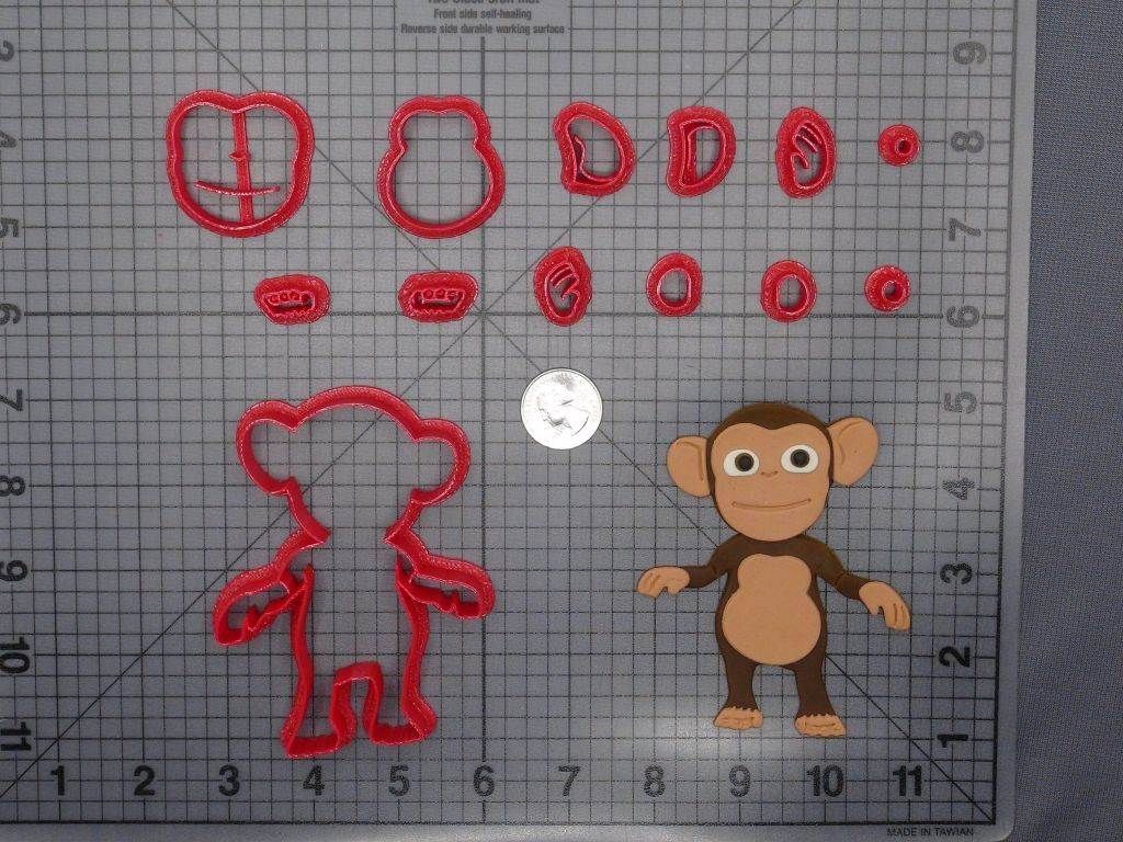 CoComelon - Mochi Monkey Body 266-F806 Cookie Cutter Set
