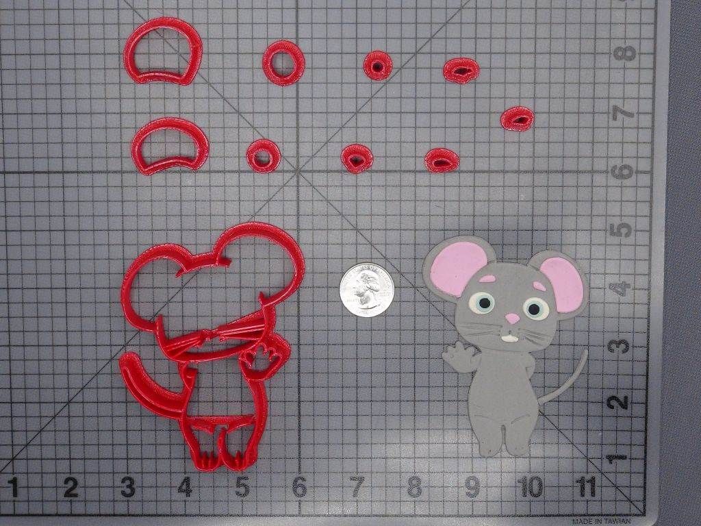 CoComelon - Momo Mouse Body 266-F763 Cookie Cutter Set