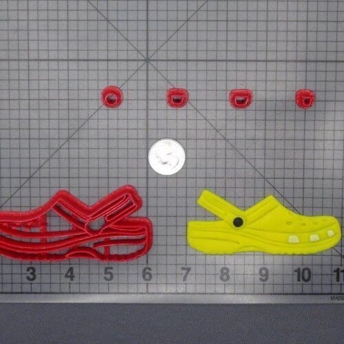 Croc Shoe 266-F842 Cookie Cutter Set