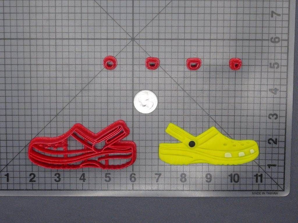 Croc Shoe 266-F842 Cookie Cutter Set