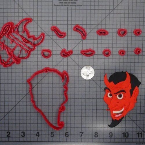 Devil Head 266-F589 Cookie Cutter Set