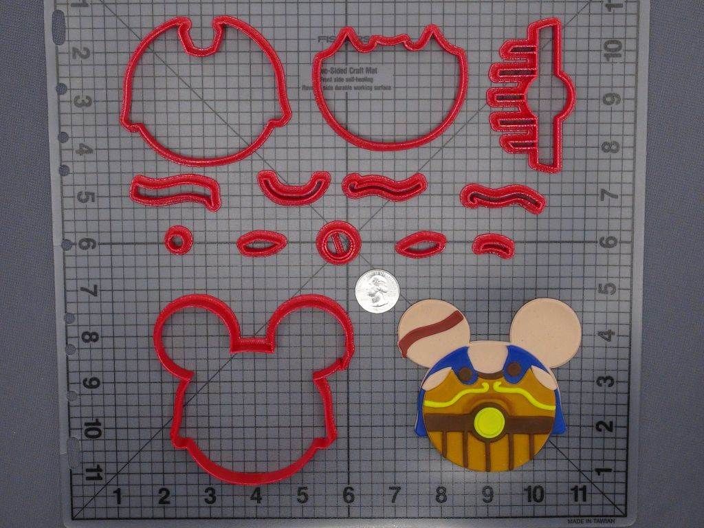 Disney Ears - Hercules 266-F506 Cookie Cutter Set