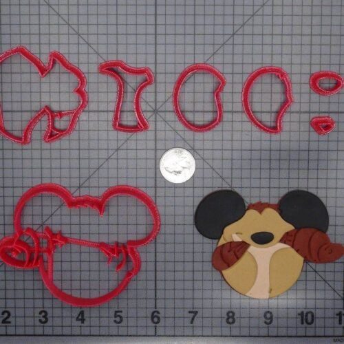 Disney Ears - Lion King - Timon 266-F647 Cookie Cutter Set