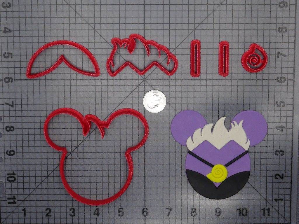 Disney Ears - The Little Mermaid - Ursula 266-F663 Cookie Cutter Set