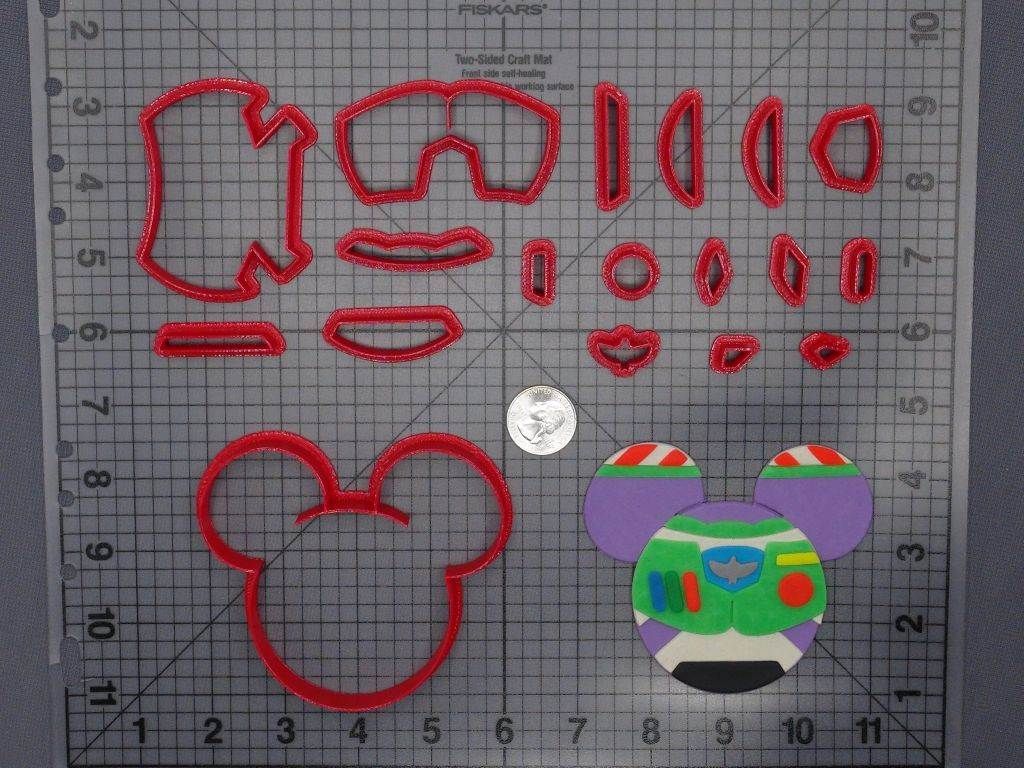Disney Ears - Toy Story - Buzz Lightyear 266-F642 Cookie Cutter Set