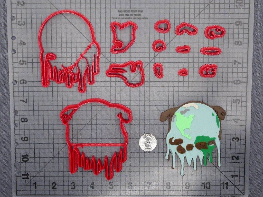 Earth Melting in Hands 266-E935 Cookie Cutter Set