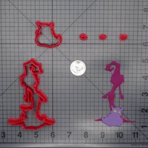 Emperors New Groove - Yzma and Cat Body 266-F607 Cookie Cutter Set