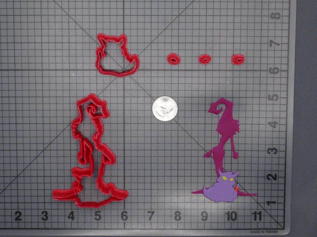 Emperors New Groove - Yzma and Cat Body 266-F607 Cookie Cutter Set