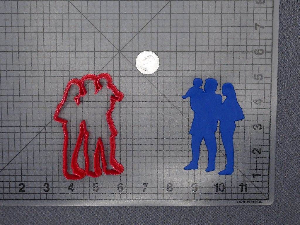 Family 266-F492 Cookie Cutter Silhouette