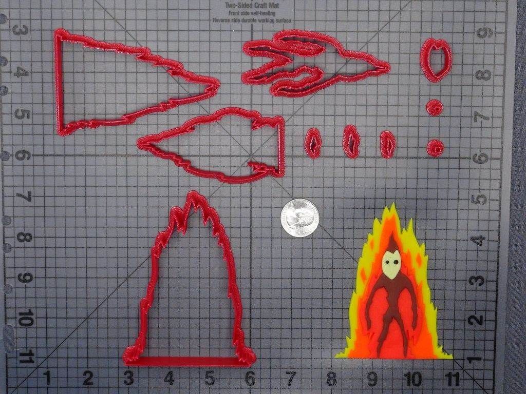 Fire Demon 266-F191 Cookie Cutter Set