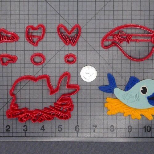 Fish N Chips 266-F478 Cookie Cutter Set