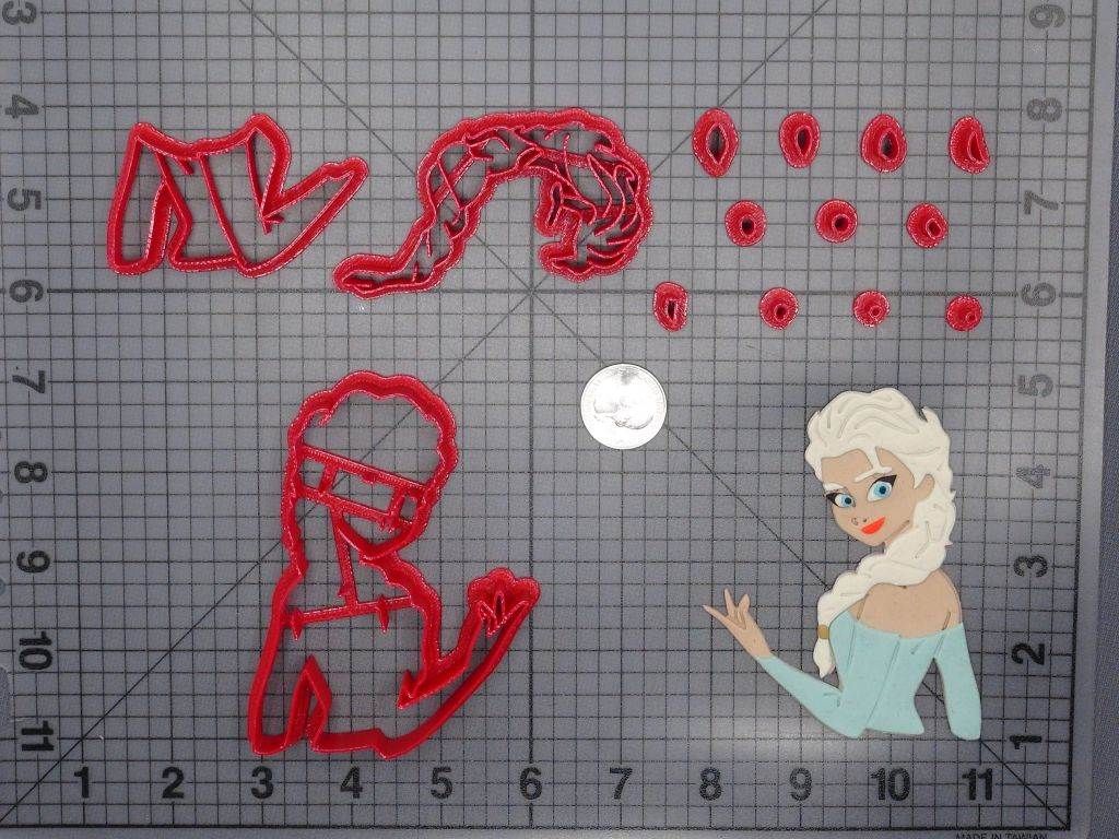 Frozen - Elsa 266-F698 Cookie Cutter Set
