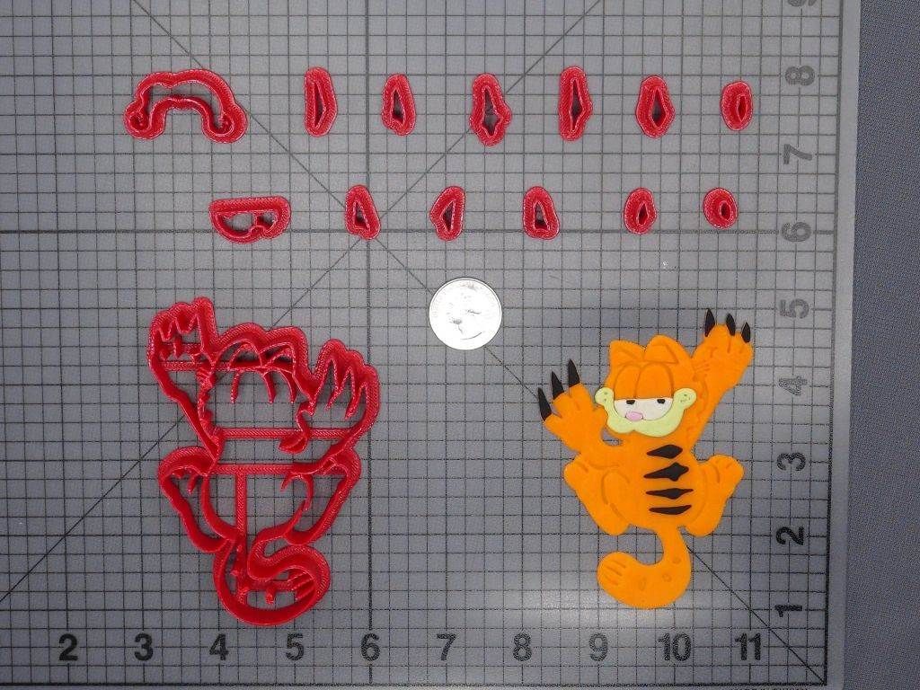Garfield Cat Body 266-F679 Cookie Cutter Set
