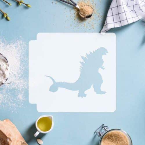 Godzilla Body 783-E070 Stencil Silhouette