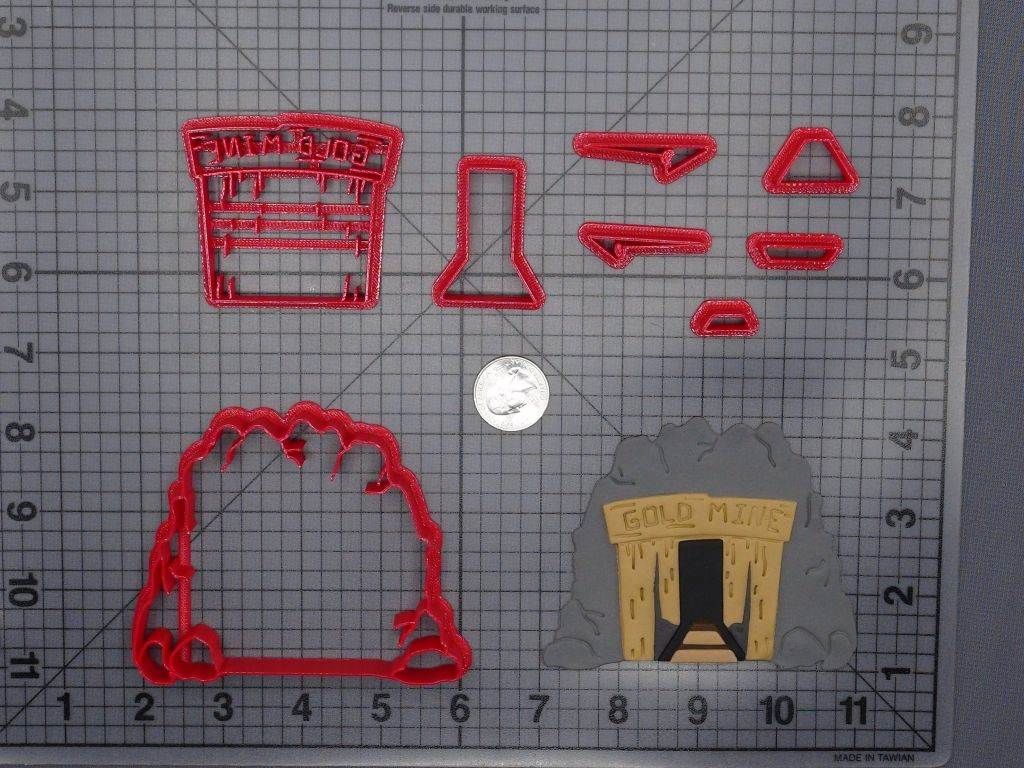 Gold Mine Cave 266-F480 Cookie Cutter Set