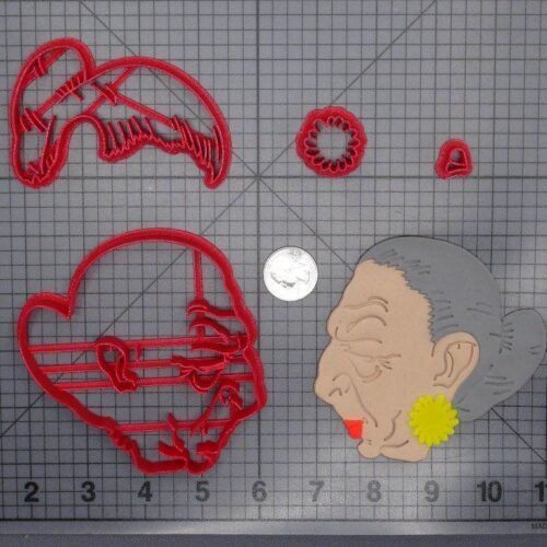 Grandma Head 266-F660 Cookie Cutter Set