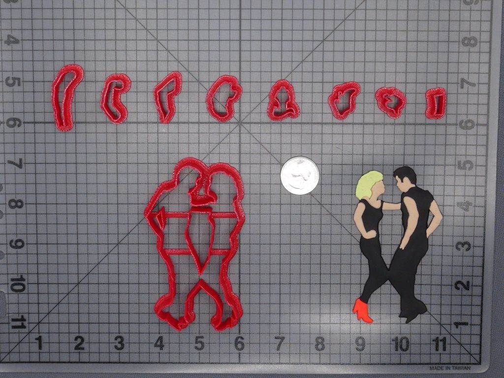 Grease - Danny and Sandy 266-F700 Cookie Cutter Set