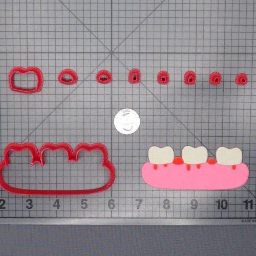 Gum Disease Teeth 266-F089 Cookie Cutter Set