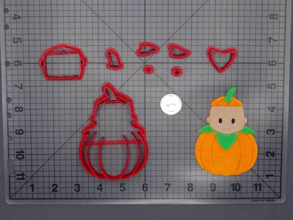 Halloween - Baby Pumpkin 266-F623 Cookie Cutter Set