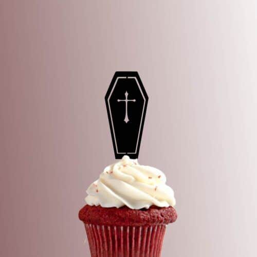 Halloween - Coffin with Cross 228-408 Cupcake Topper