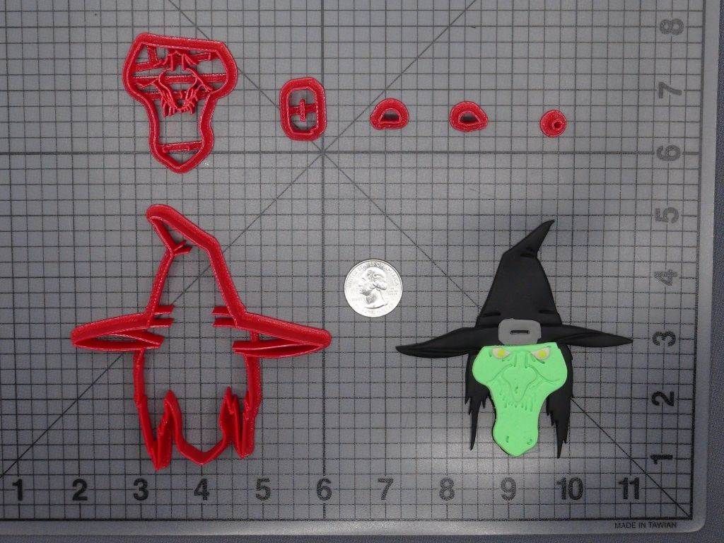 Halloween - Witch Head 266-F581 Cookie Cutter Set