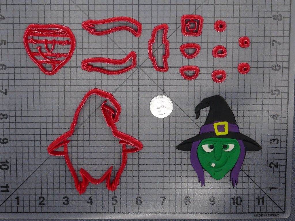 Halloween - Witch Head 266-F620 Cookie Cutter Set