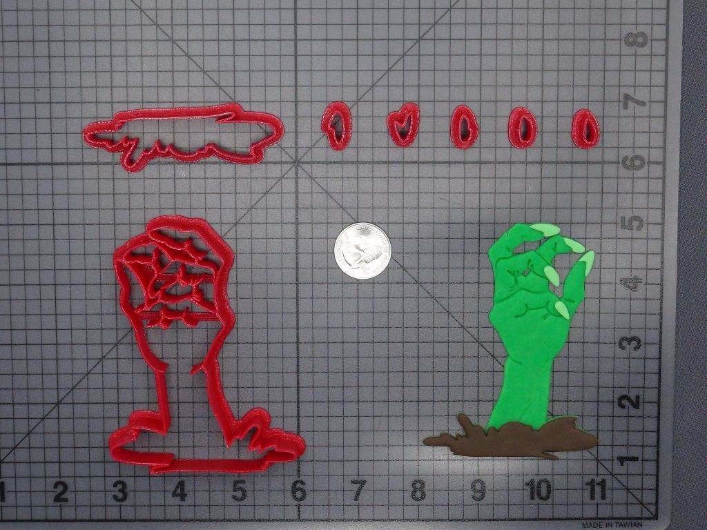 Halloween - Zombie Hand 266-F588 Cookie Cutter Set