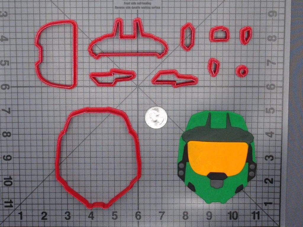 Halo - Master Chief Helmet 266-F095 Cookie Cutter Set