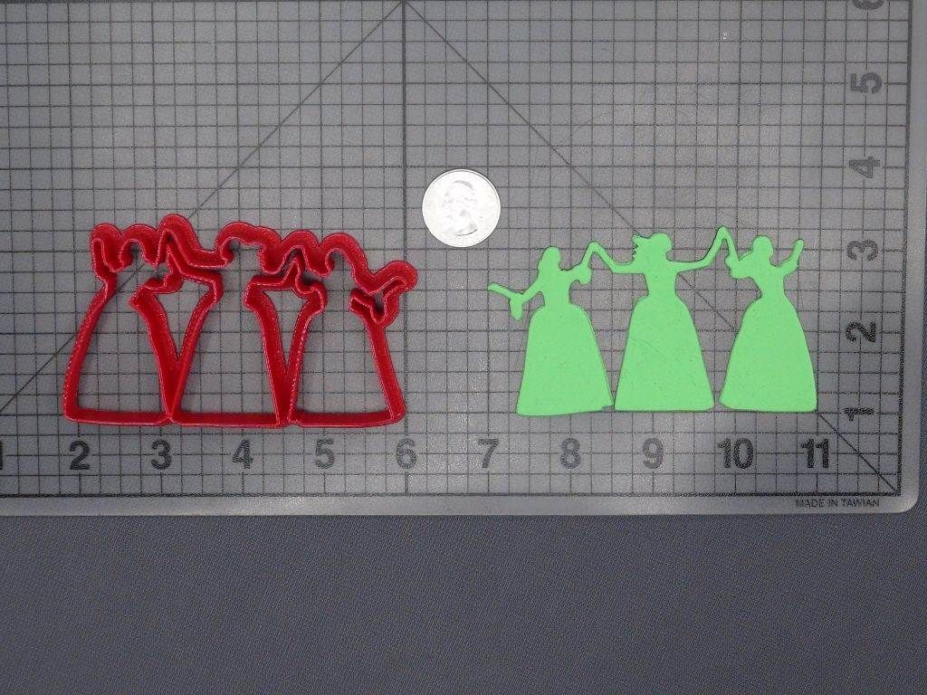 Hamilton - Schuyler Sisters Body 266-F638 Cookie Cutter Silhouette