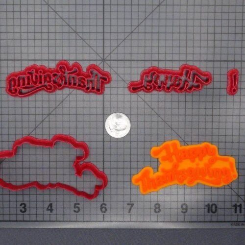 Happy Thanksgiving 266-F713 Cookie Cutter Set
