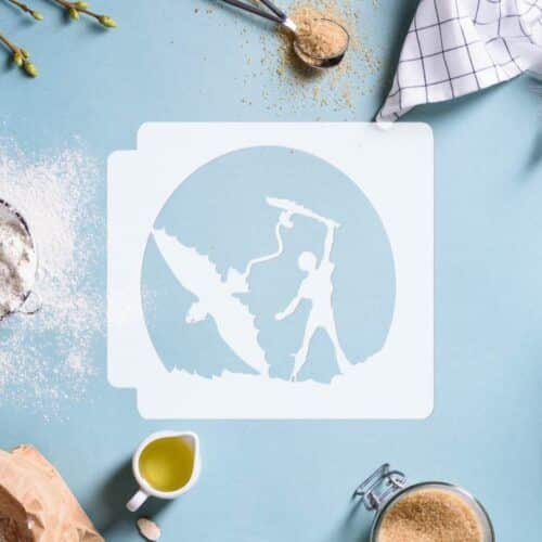 How to Train Your Dragon - Hiccup and Toothless 783-D822 Stencil