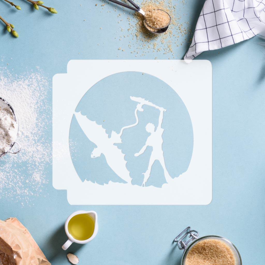 How to Train Your Dragon - Hiccup and Toothless 783-D822 Stencil