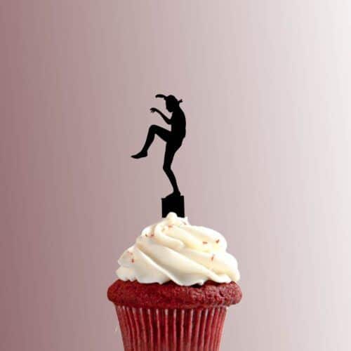 Karate Crane Kick Pose 228-357 Cupcake Topper